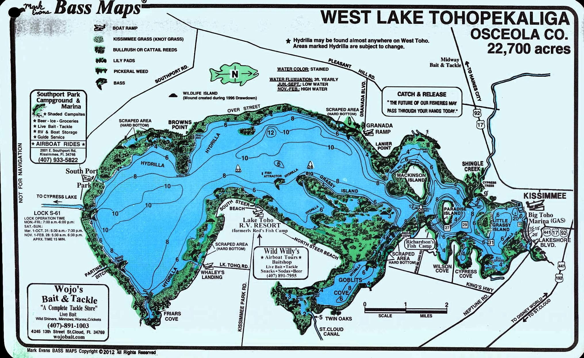 About Lake Tohopekaliga - Lake Toho Florida Fishing